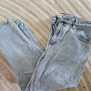 Blue Denim Mom Jeans